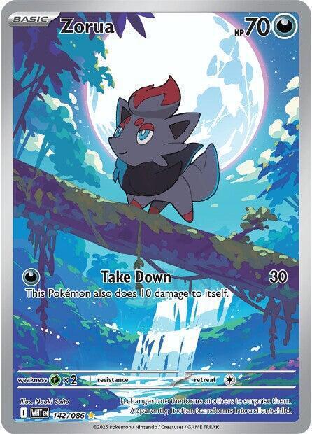 Zorua - 142/086 - SV: White Flare (WHT)