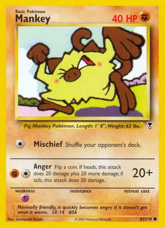 Mankey - Legendary Collection (LC)(Reverse Foil)