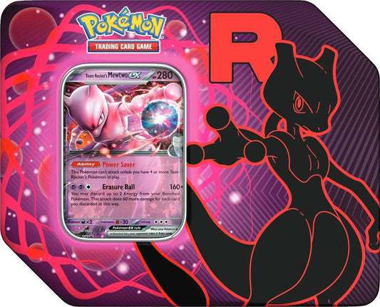 Team Rocket Tin [Team Rocket's Mewtwo ex] - Miscellaneous Cards & Products (MCAP)