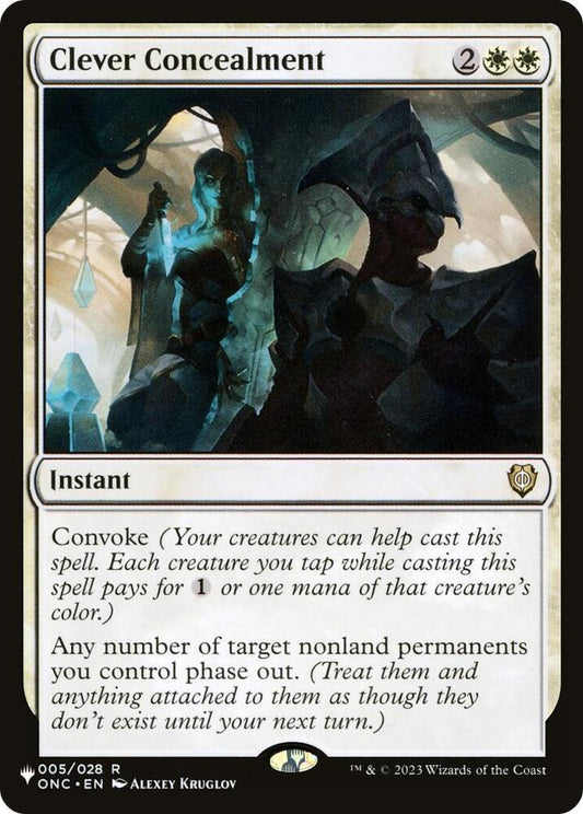 Clever Concealment - The List Reprints (LIST)