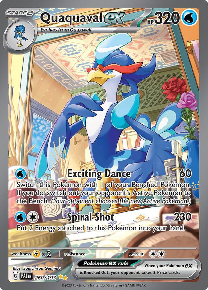 Quaquaval ex - 260/193 - SV02: Paldea Evolved (PAL)