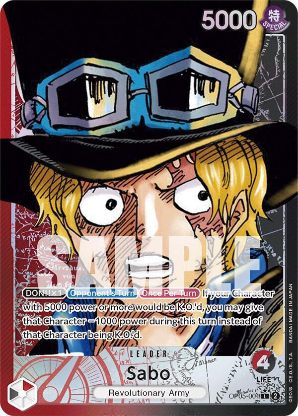 Sabo (001) (Alternate Art) - Awakening of the New Era (OP05)