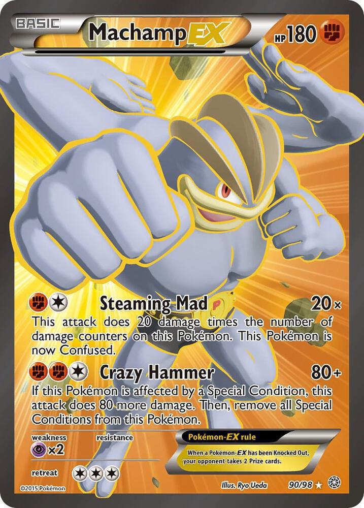 Machamp EX (90 Full Art) - XY - Ancient Origins (AOR)