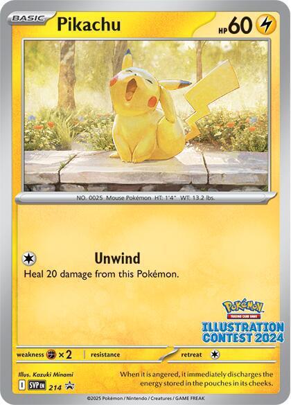Pikachu - 214 (Illustration Contest 2024) - SV: Scarlet & Violet Promo Cards (SVP)