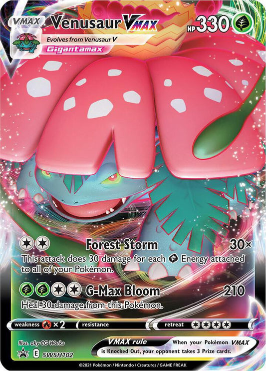 Venusaur VMAX - SWSH102 - SWSH: Sword & Shield Promo Cards (SWSD)
