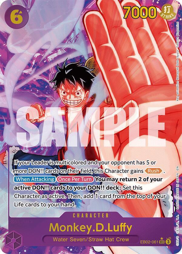 Monkey.D.Luffy (061) (Alternate Art) - Extra Booster: Anime 25th Collection (EB-02)