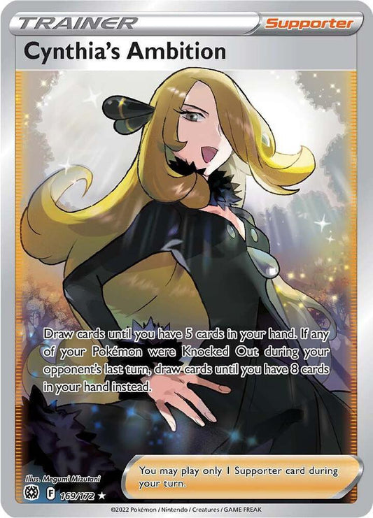 Cynthia's Ambition (Full Art) - SWSH09: Brilliant Stars (SWSH09)