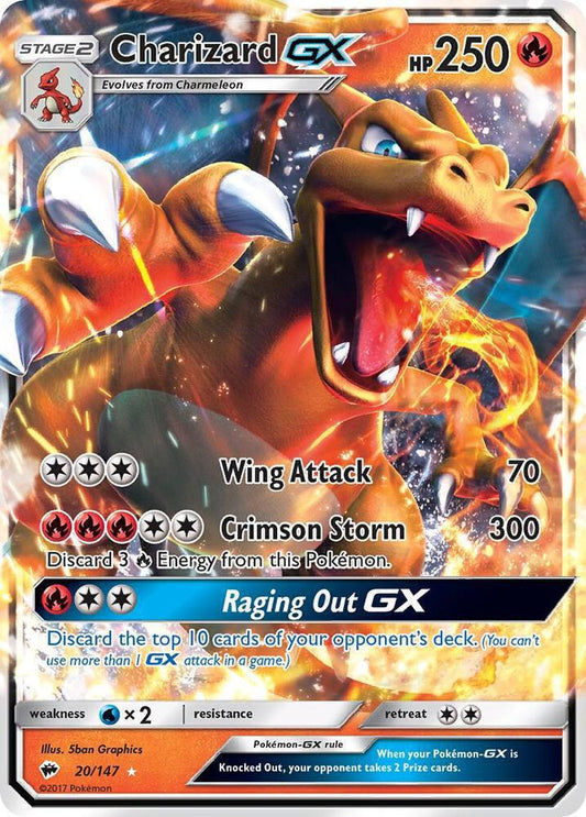 Charizard GX - SM - Burning Shadows (SM03)