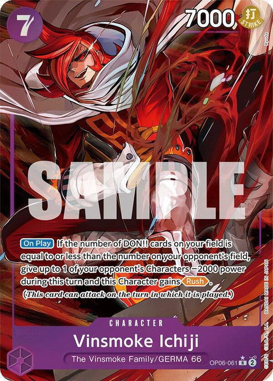 Vinsmoke Ichiji (061) (Alternate Art) - Wings of the Captain (OP06)