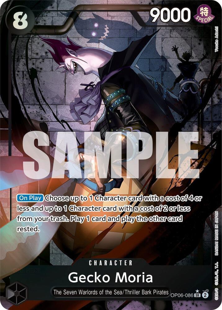 Gecko Moria (086) (Alternate Art) - Wings of the Captain (OP06)