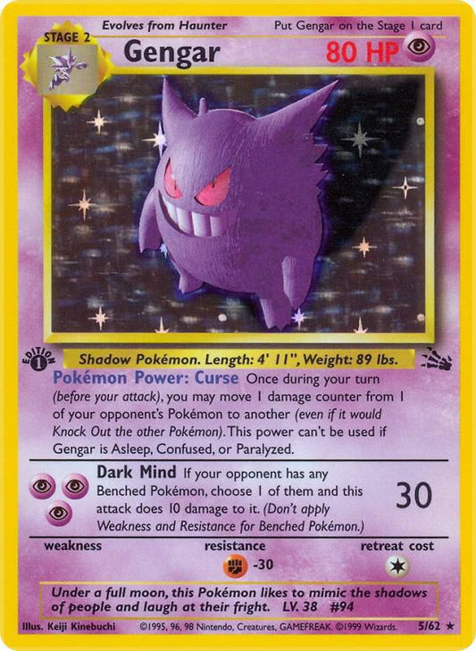 Gengar (5) - Fossil (FO) Unlimited