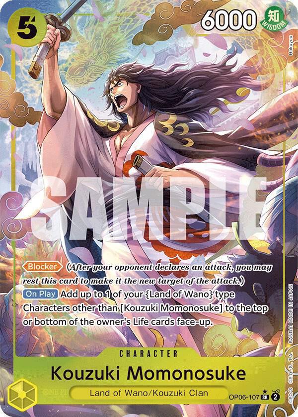 Kouzuki Momonosuke (Alternate Art) - Wings of the Captain (OP06)