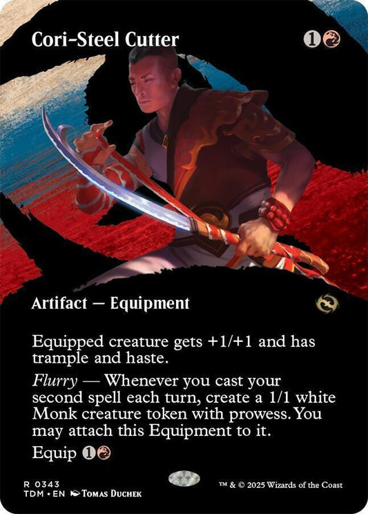 Cori-Steel Cutter (Borderless) - Tarkir: Dragonstorm (TDM)