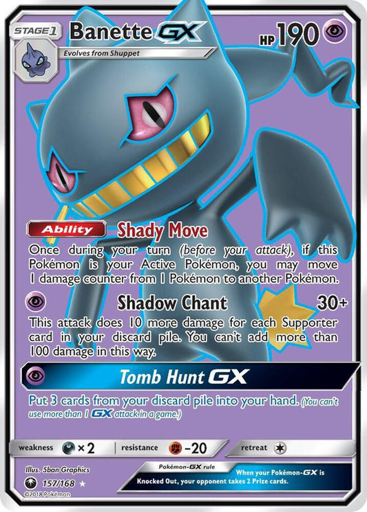 Banette GX (Full Art) - SM - Celestial Storm (CES)