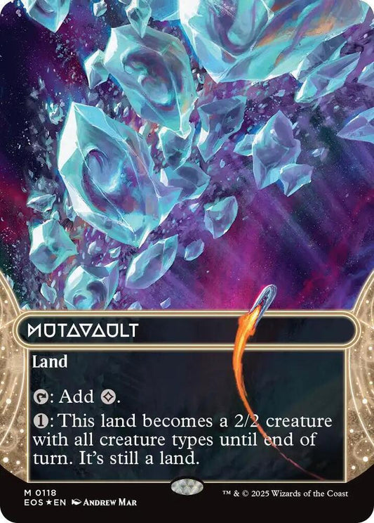 Mutavault (0118) (Borderless) (Galaxy Foil) - Edge of Eternities: Stellar Sights (EOS)