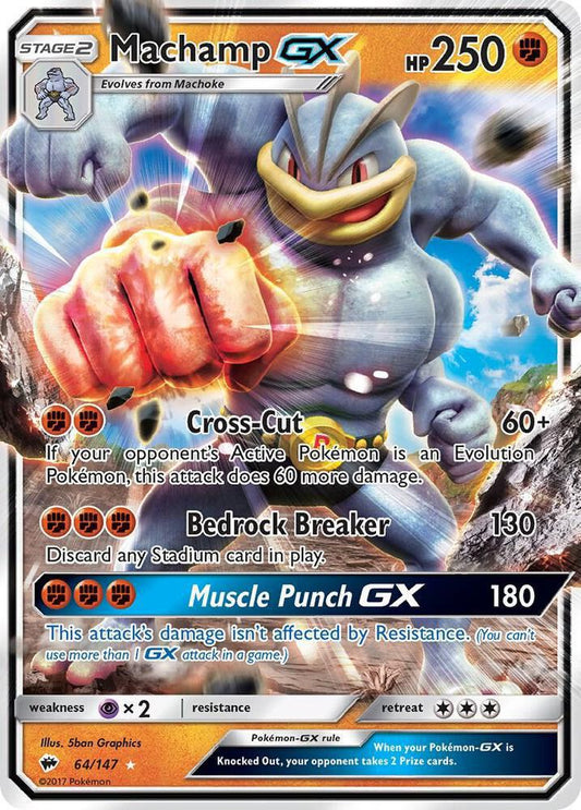 Machamp GX - SM - Burning Shadows (SM03)