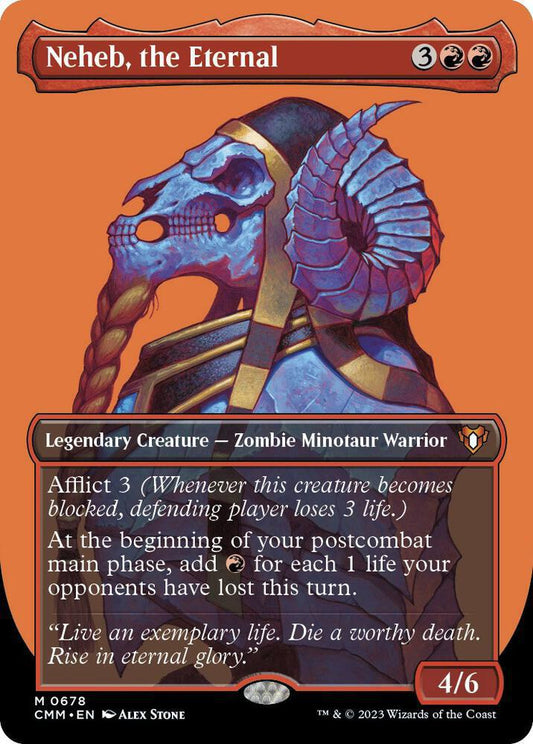 Neheb, the Eternal (Borderless) - Commander Masters (CMM)