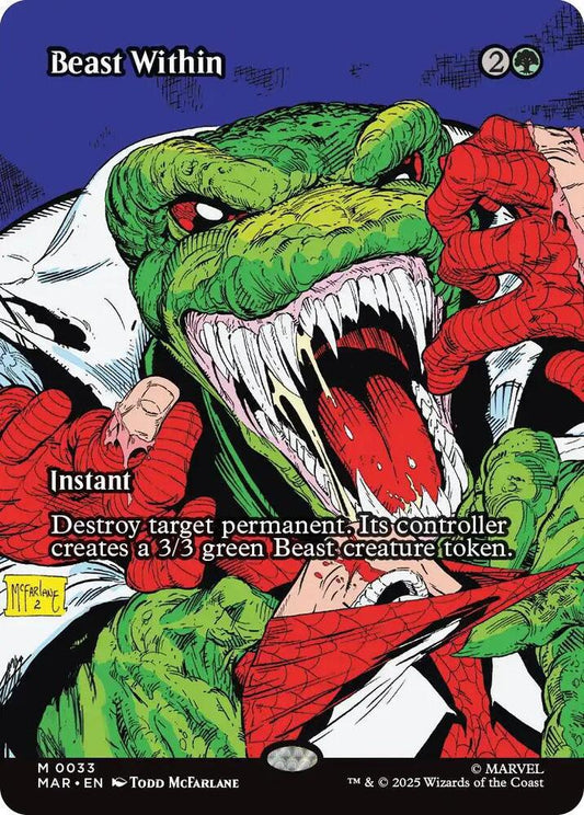 Beast Within (Borderless) - Marvel Universe Eternal-Legal (MAR)
