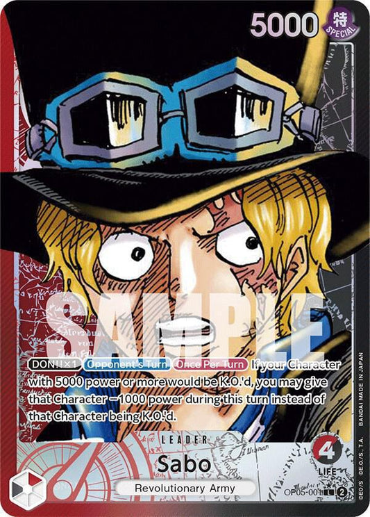 Sabo (001) (Alternate Art) - Awakening of the New Era (OP05)