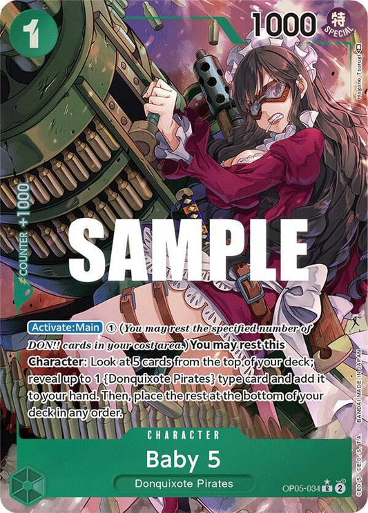 Baby 5 (034) (Alternate Art) - Awakening of the New Era (OP05)