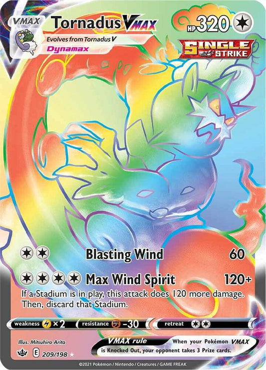 Tornadus VMAX (Secret) - SWSH06: Chilling Reign (SWSH06)