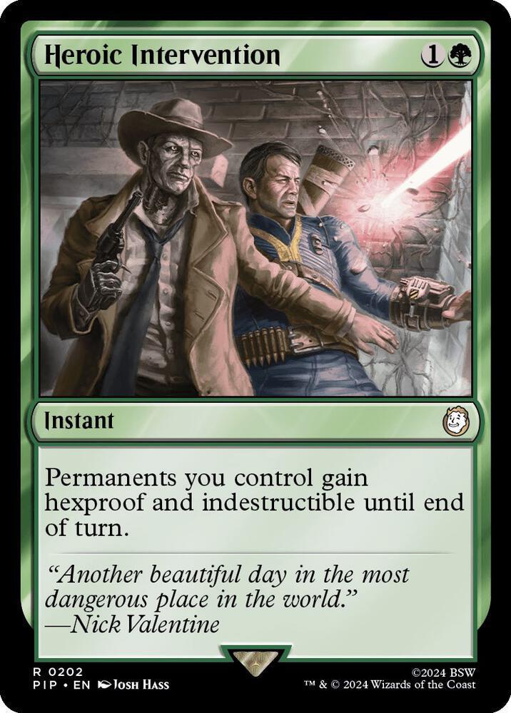 Heroic Intervention - Universes Beyond: Fallout (PIP)