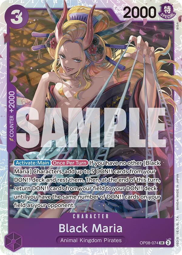 Api Maria Two Black Maria - Two Legends (OP08) – Stacked Pax