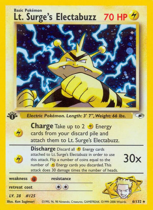 Lt. Surge's Electabuzz (6) - Gym Heroes (G1)