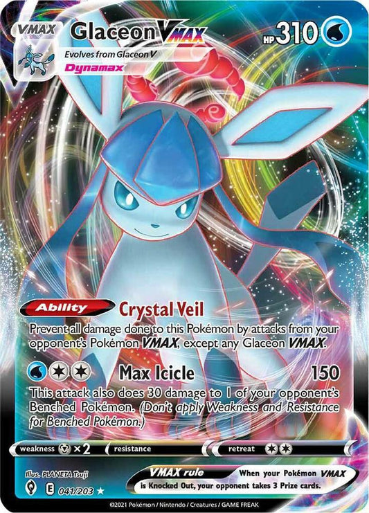 Glaceon VMAX - SWSH07: Evolving Skies (SWSH07)