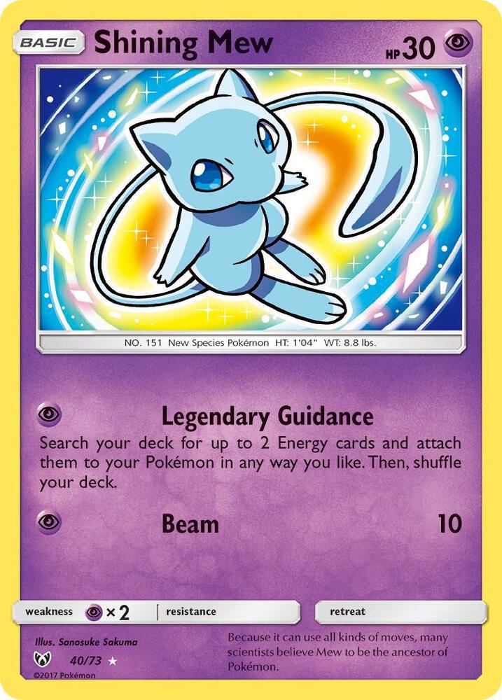 Shining Mew - Shining Legends (SHL)