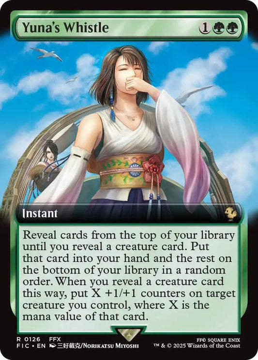 Yuna's Whistle (Extended Art) - Commander: FINAL FANTASY (FIC)