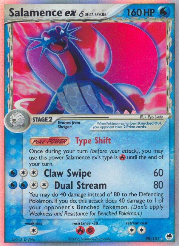 Salamence ex (Delta Species) - Dragon Frontiers (DF)