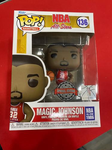 Funko POP! Basketball : NBA All-Stars - Magic Johnson #136 Special Edition