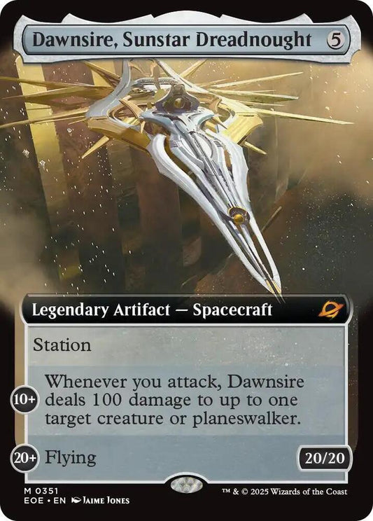 Dawnsire, Sunstar Dreadnought (Extended Art) - Edge of Eternities (EOE)