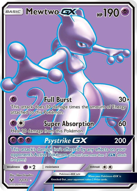 Mewtwo GX (Full Art) - Shining Legends (SHL)