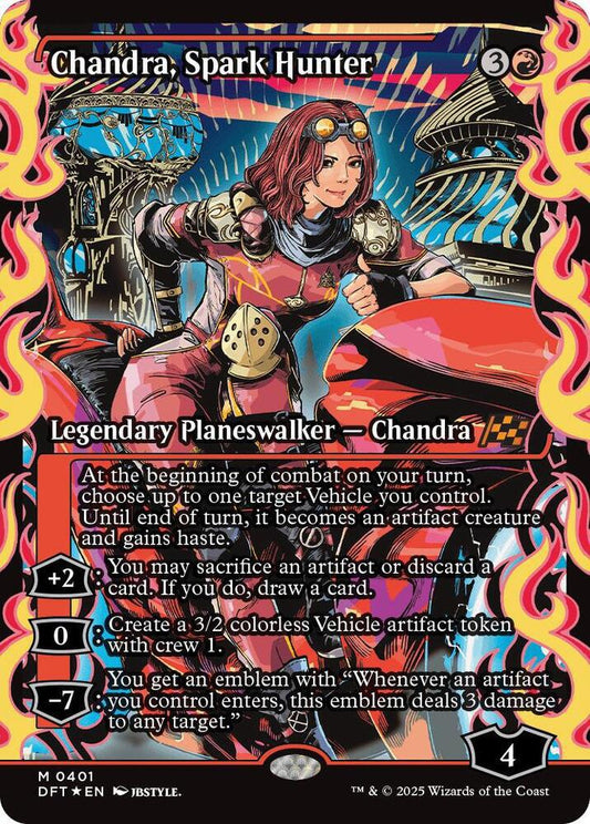 Chandra, Spark Hunter (Showcase) - Aetherdrift (DFT)