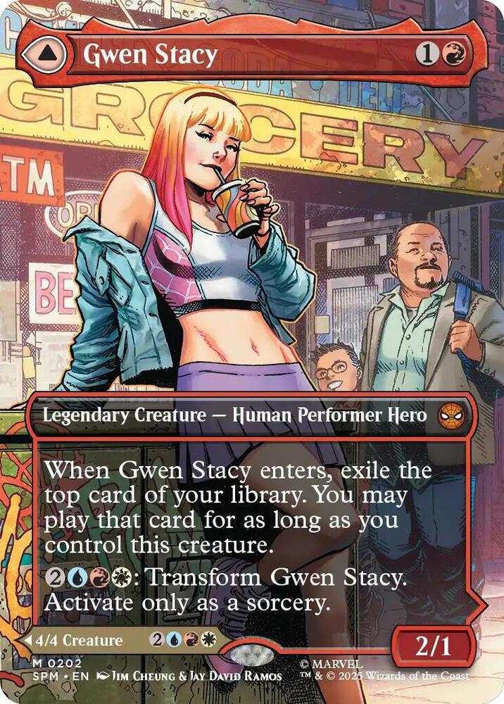 Gwen Stacy (0202) (Borderless) - Marvel's Spider-Man (SPM)