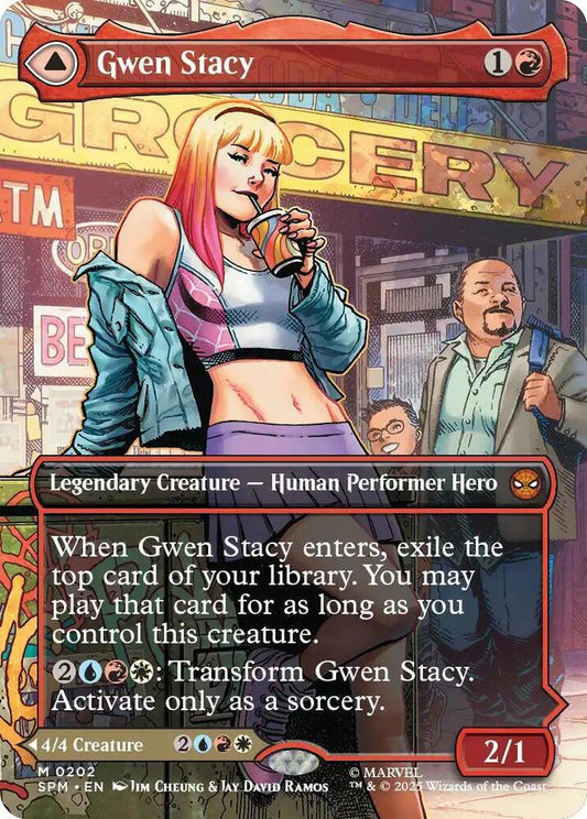 Gwen Stacy (0202) (Borderless) - Marvel's Spider-Man (SPM)