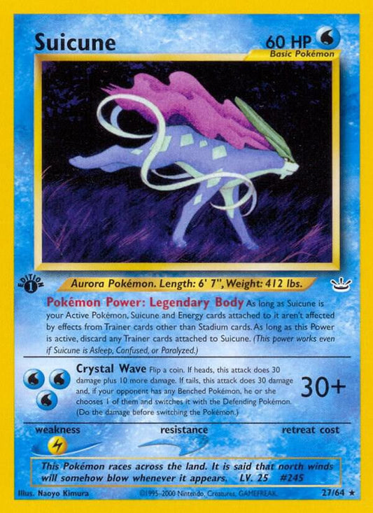 Suicune (27) - Neo Revelation (N3)(Unlimited)