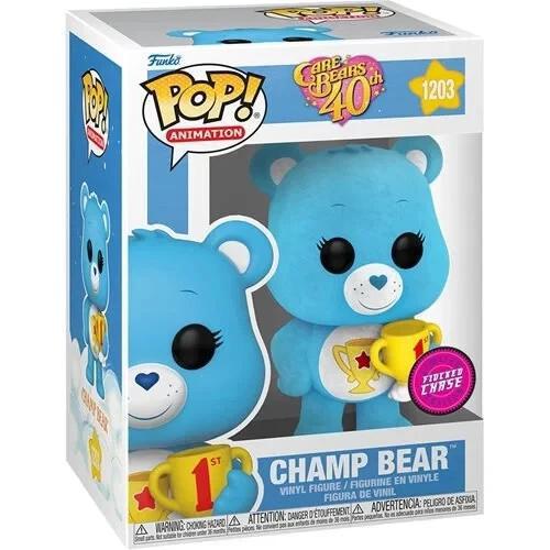 Funko POP! Animation: Care Bears 40th Anniversary Champ Bear #1203 Chase Version