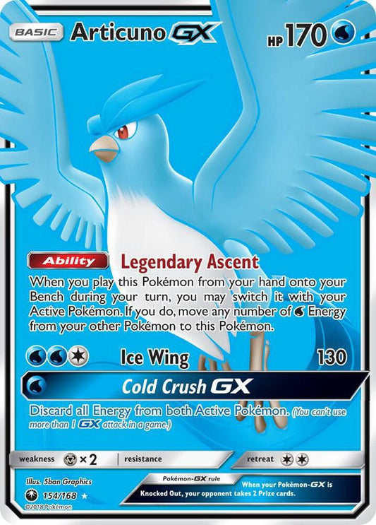 Articuno GX (Full Art) - SM - Celestial Storm (CES)