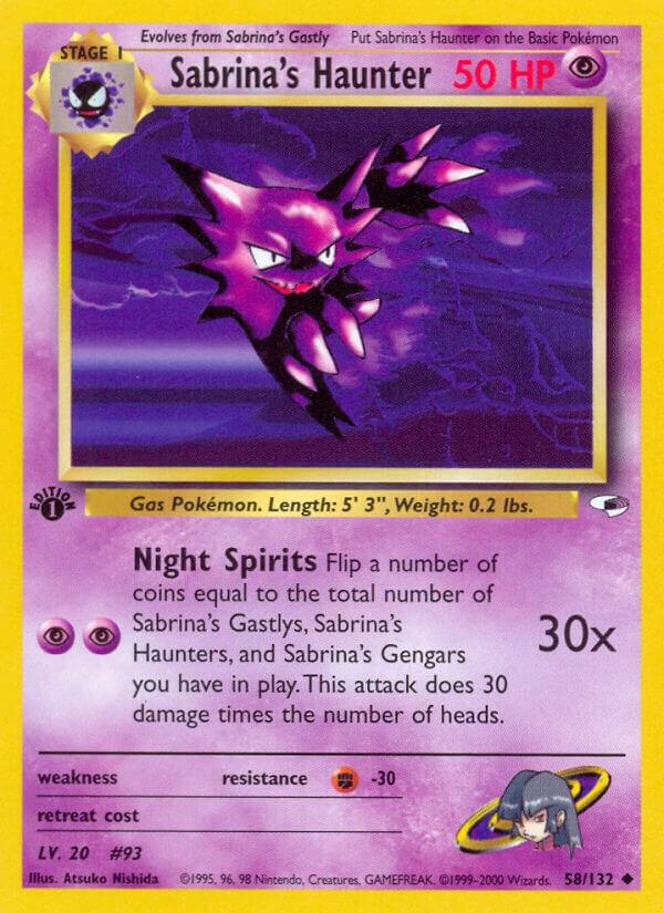 Sabrina's Haunter - Gym Heroes (G1)