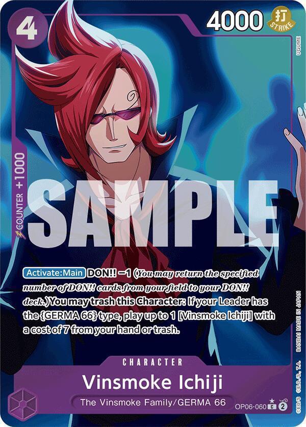 Vinsmoke Ichiji (OP06-060) (Full Art) - Premium Booster -The Best- (PRB-01)