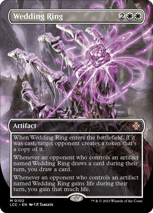 Wedding Ring (Borderless) - Commander: The Lost Caverns of Ixalan (LCC)