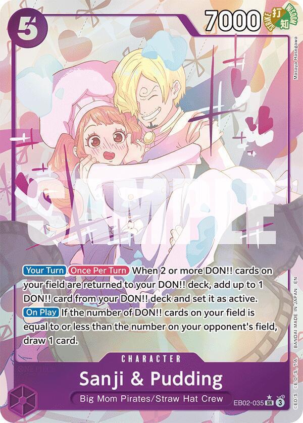 Sanji & Pudding (Alternate Art) - Extra Booster: Anime 25th Collection (EB-02)