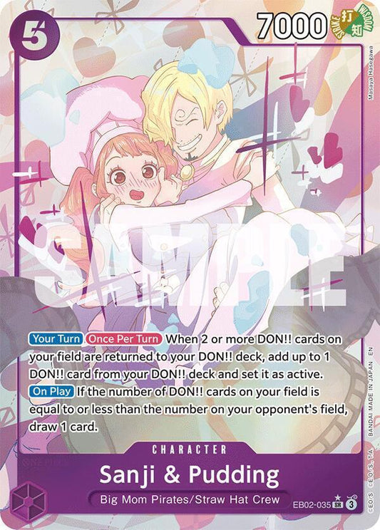 Sanji & Pudding (Alternate Art) - Extra Booster: Anime 25th Collection (EB-02)