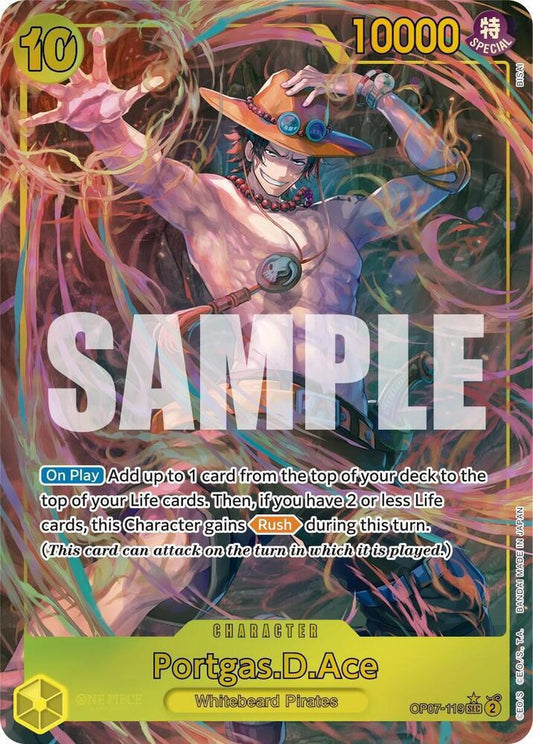 Portgas.D.Ace (119) (Parallel) - 500 Years in the Future (OP07)