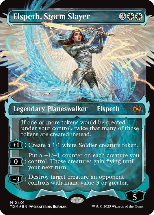 Elspeth, Storm Slayer (Showcase) - Tarkir: Dragonstorm (TDM)