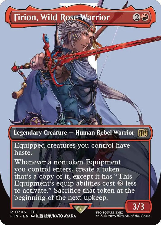 Firion, Wild Rose Warrior (Borderless) - FINAL FANTASY (FIN)