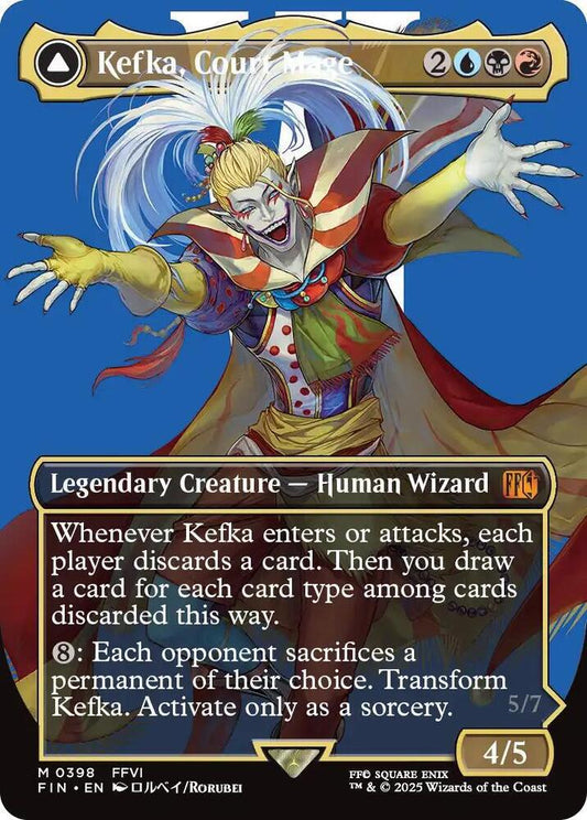 Kefka, Court Mage (Borderless) (0398) - FINAL FANTASY (FIN)